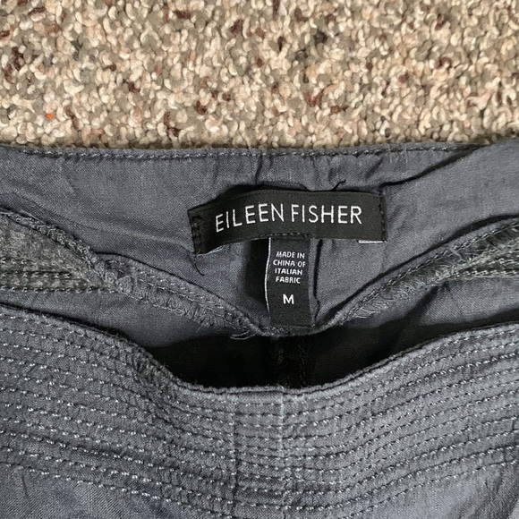 Eileen fisher gray linen blend pants size medium - Picture 5 of 7
